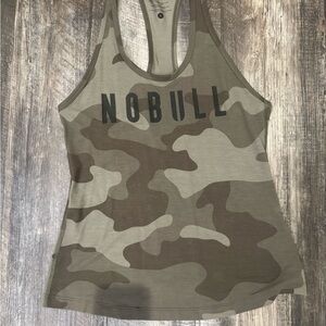 NOBULL Women's Olive Camouflage Tank Top